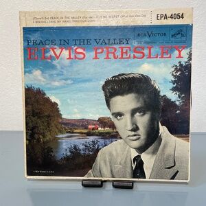 Elvis Presley 45 Record - Peace In The Valley